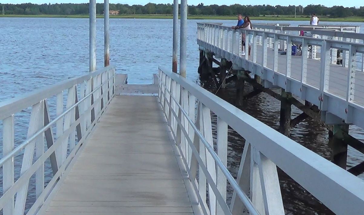 northbridge park fishing pier port-o-let